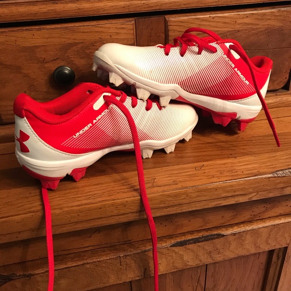 (Under Armour, sz 13) Kids Baseball Cleats ⚾️ - Picture 3 of 7